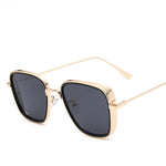 2019 new Luxury Kabir Singh India Movie Sunglasses Men Square Gold Frame Cool Sun Shades Brand Design Red Glasses for Male UV400