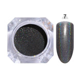 1Box Sugar Nail Powder Holographic Glitter Nail Dust Powder Laser Gradient Nail Pigment Holographic Glitter Nail Art Decoration