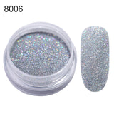 1Box Sugar Nail Powder Holographic Glitter Nail Dust Powder Laser Gradient Nail Pigment Holographic Glitter Nail Art Decoration