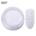 1Box Sugar Nail Powder Holographic Glitter Nail Dust Powder Laser Gradient Nail Pigment Holographic Glitter Nail Art Decoration