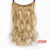 24 Inches Invisible Wire No Clips In Halo Hair Extension Long  Long Curly Secret Wire Fish Line Hairpieces For Women LUPU WIG