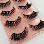 5 Pairs 3D Eyelashes Hand Made Natural Long Faux Mink Lashes High Quality False Lashes Extensions Maquiagem Makeup Tool