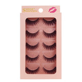 5 Pairs 3D Eyelashes Hand Made Natural Long Faux Mink Lashes High Quality False Lashes Extensions Maquiagem Makeup Tool