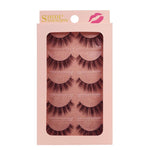 5 Pairs 3D Eyelashes Hand Made Natural Long Faux Mink Lashes High Quality False Lashes Extensions Maquiagem Makeup Tool