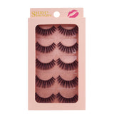 5 Pairs 3D Eyelashes Hand Made Natural Long Faux Mink Lashes High Quality False Lashes Extensions Maquiagem Makeup Tool