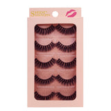 5 Pairs 3D Eyelashes Hand Made Natural Long Faux Mink Lashes High Quality False Lashes Extensions Maquiagem Makeup Tool