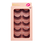 5 Pairs 3D Eyelashes Hand Made Natural Long Faux Mink Lashes High Quality False Lashes Extensions Maquiagem Makeup Tool