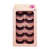 5 Pairs 3D Eyelashes Hand Made Natural Long Faux Mink Lashes High Quality False Lashes Extensions Maquiagem Makeup Tool