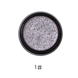 Hot 14 Colors Sequins Face Body Powder High Pigment Makeup Shimmer Body Glitter Eyes Make Up Lip Nail Body Powder Cosmetics