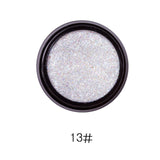 Hot 14 Colors Sequins Face Body Powder High Pigment Makeup Shimmer Body Glitter Eyes Make Up Lip Nail Body Powder Cosmetics