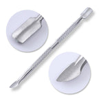 1 Pc Nail Art Pusher Remover Stick Rod Gel Polish Stainless Steel Manicure Nail Art Tool for Removing Manicure Varnish