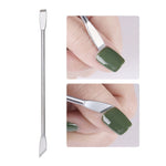 1 Pc Nail Art Pusher Remover Stick Rod Gel Polish Stainless Steel Manicure Nail Art Tool for Removing Manicure Varnish